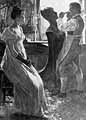 [1895 Howard Pyle Pseudo-Regency Figurehead Posing Illustration JPEG]